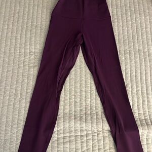 Lululemon Purple Leggings 25 align